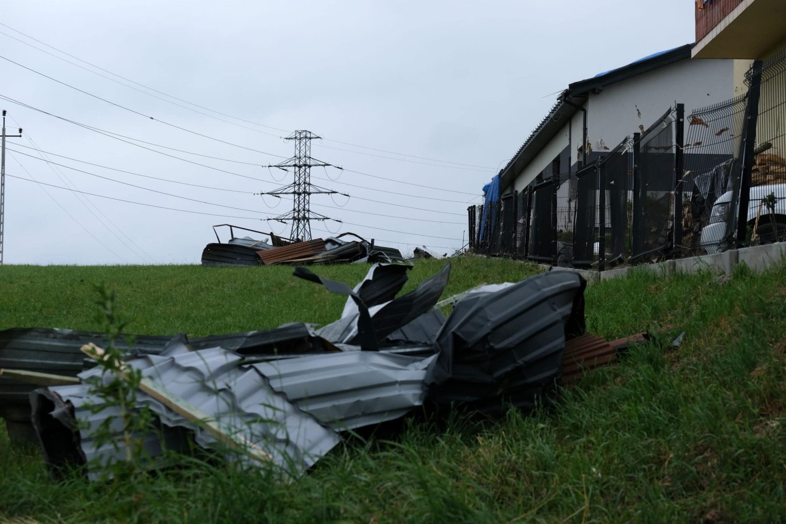 Librantowa po przejściu tornado