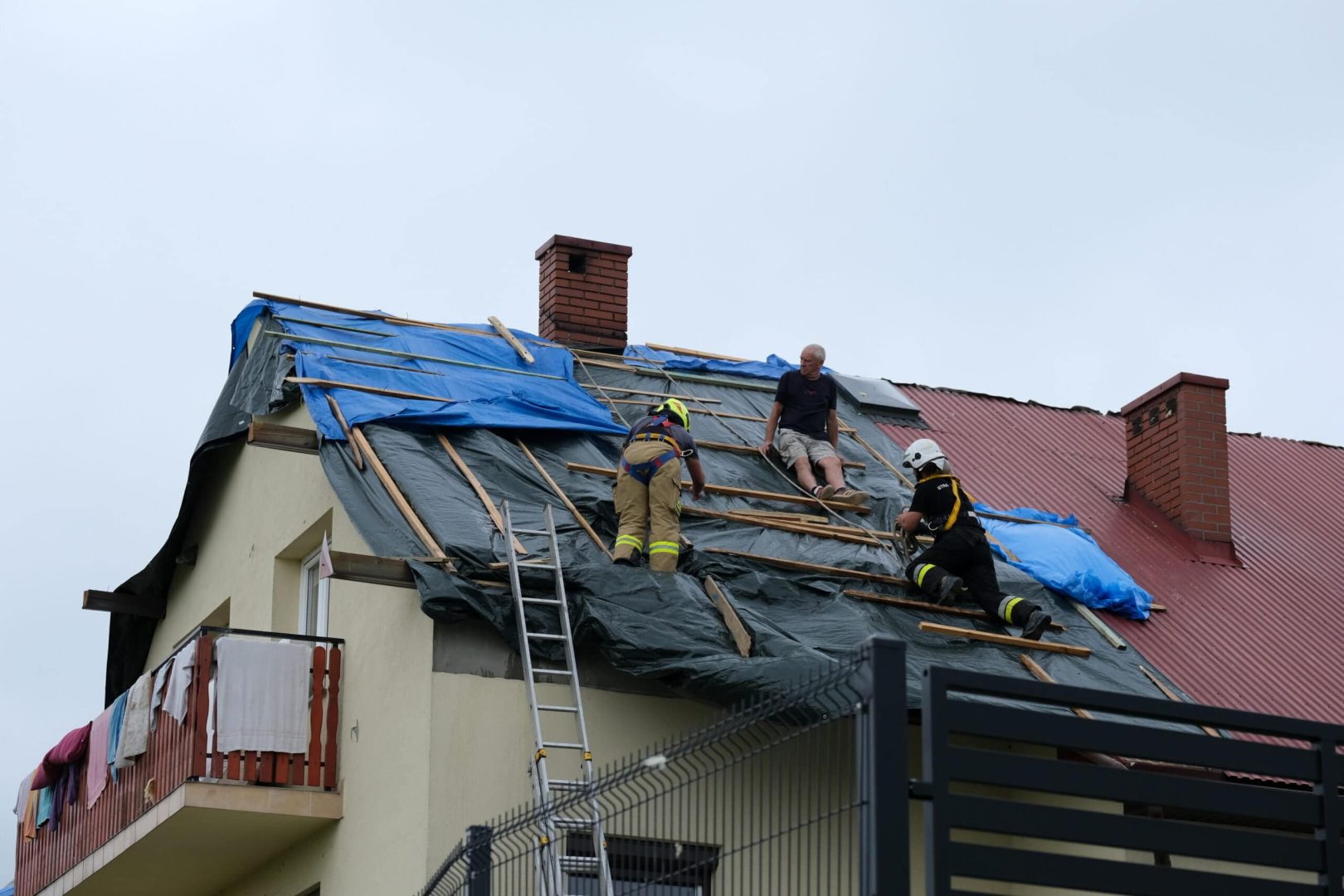 Librantowa po przejściu tornado