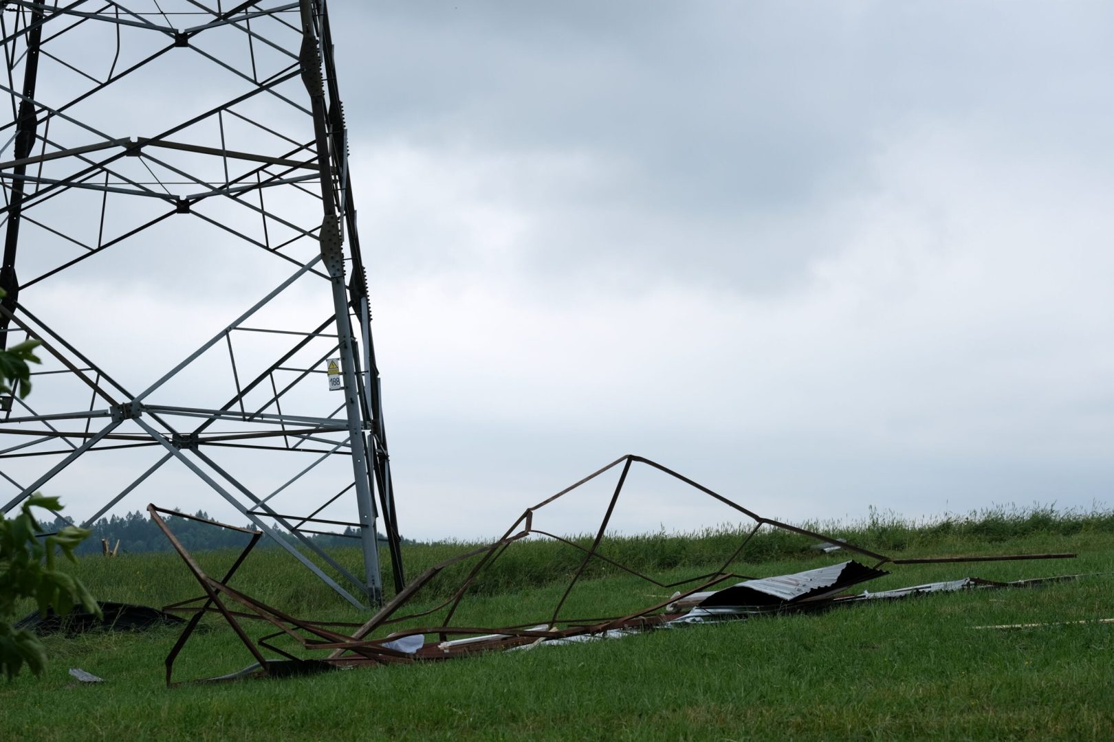 Librantowa po przejściu tornado