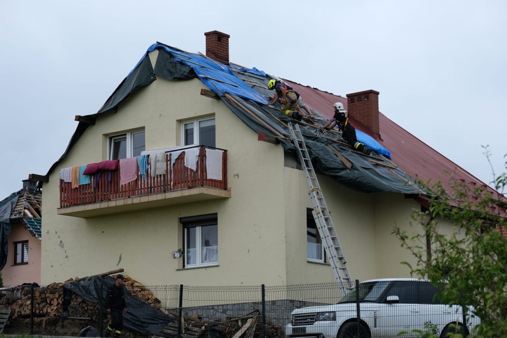 Librantowa po przejściu tornado