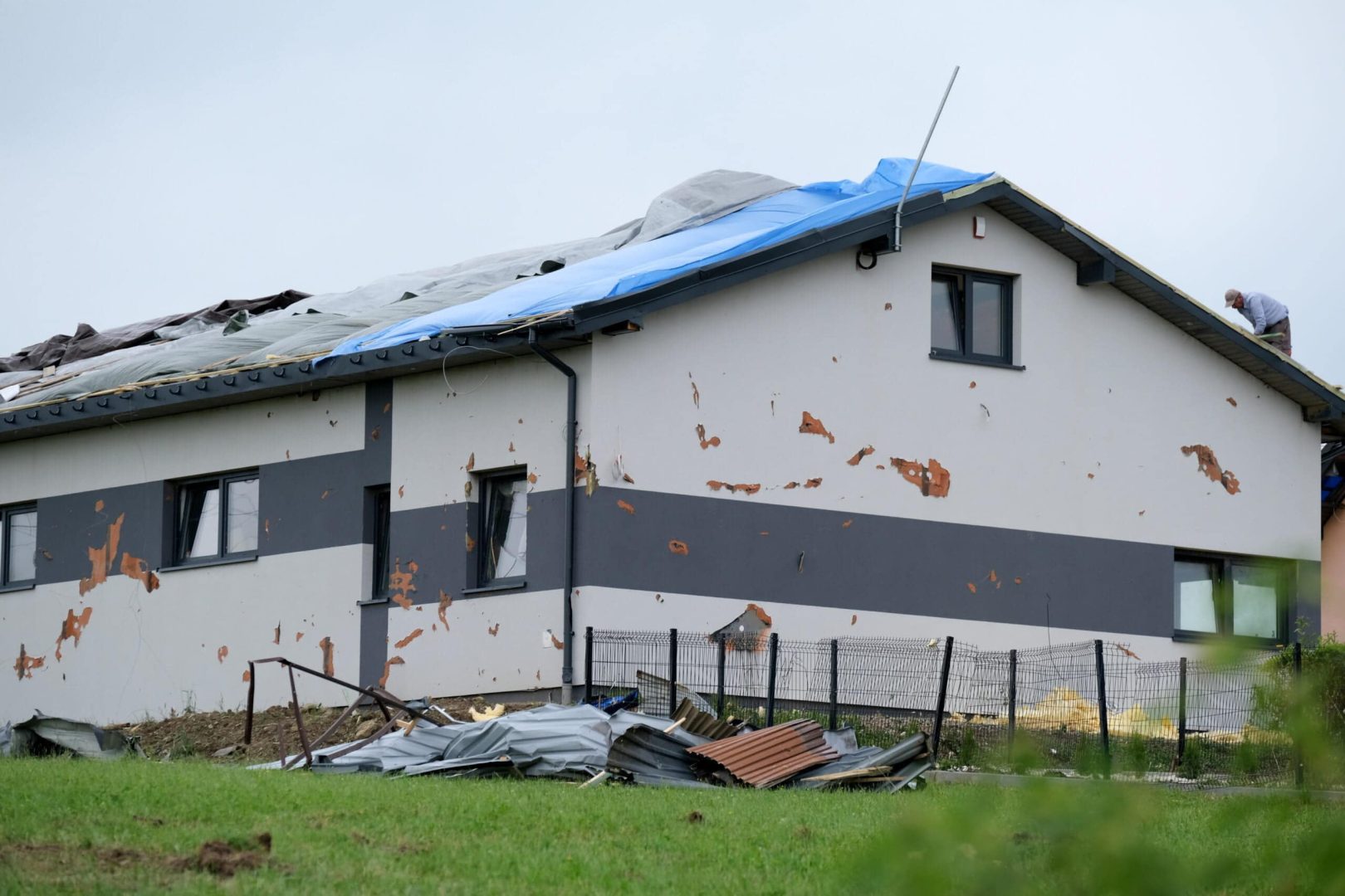 Librantowa po przejściu tornado