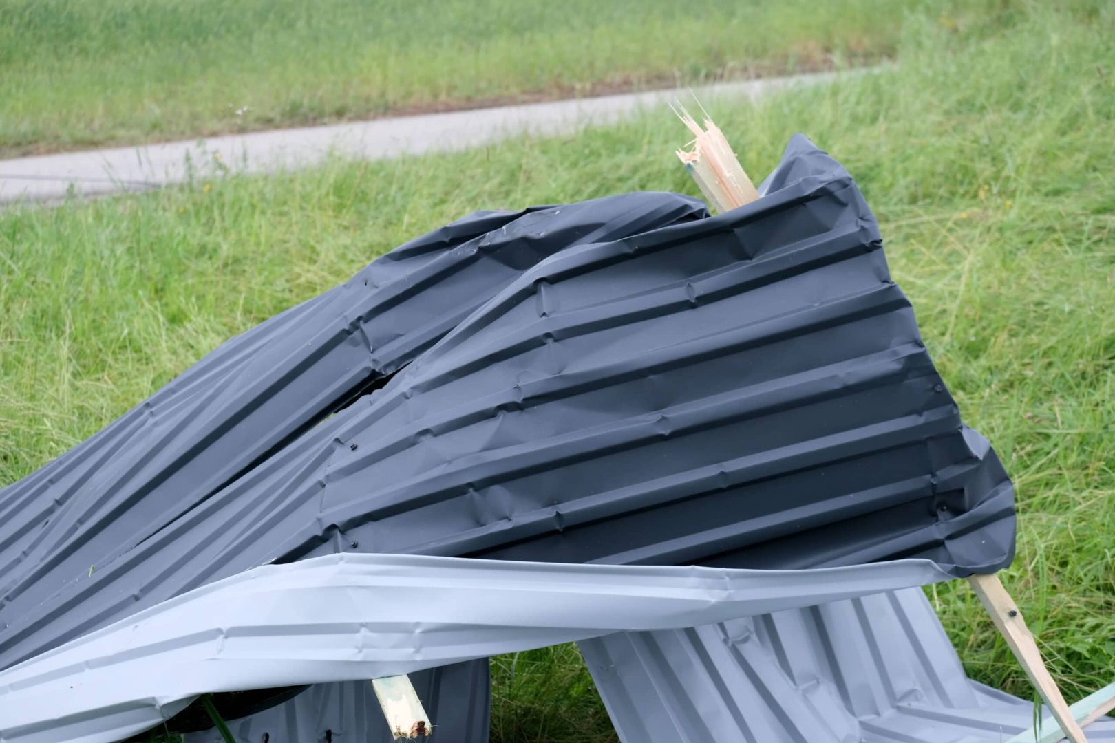 Librantowa po przejściu tornado