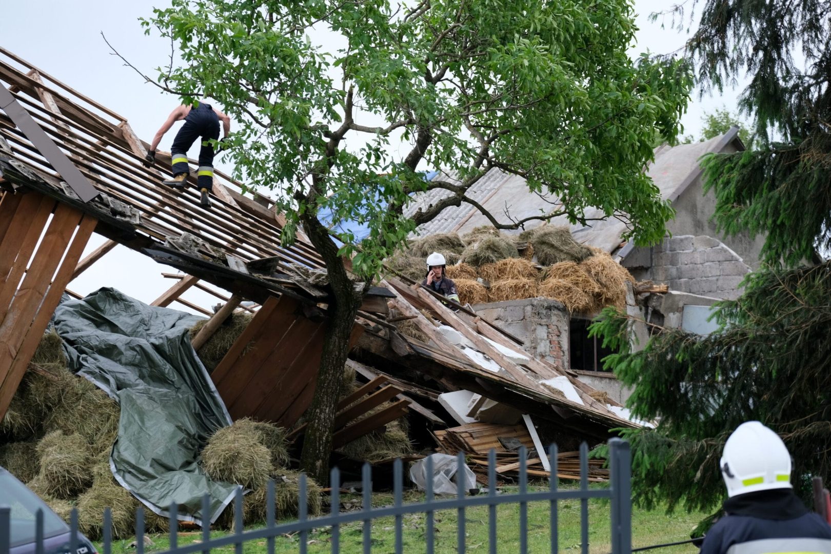 Librantowa po przejściu tornado