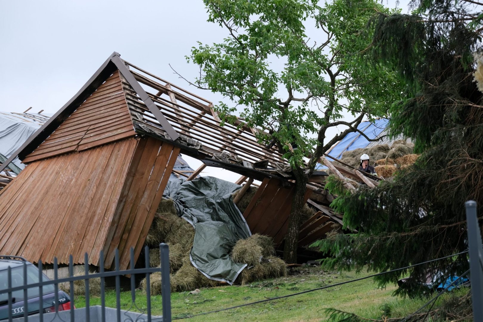Librantowa po przejściu tornado