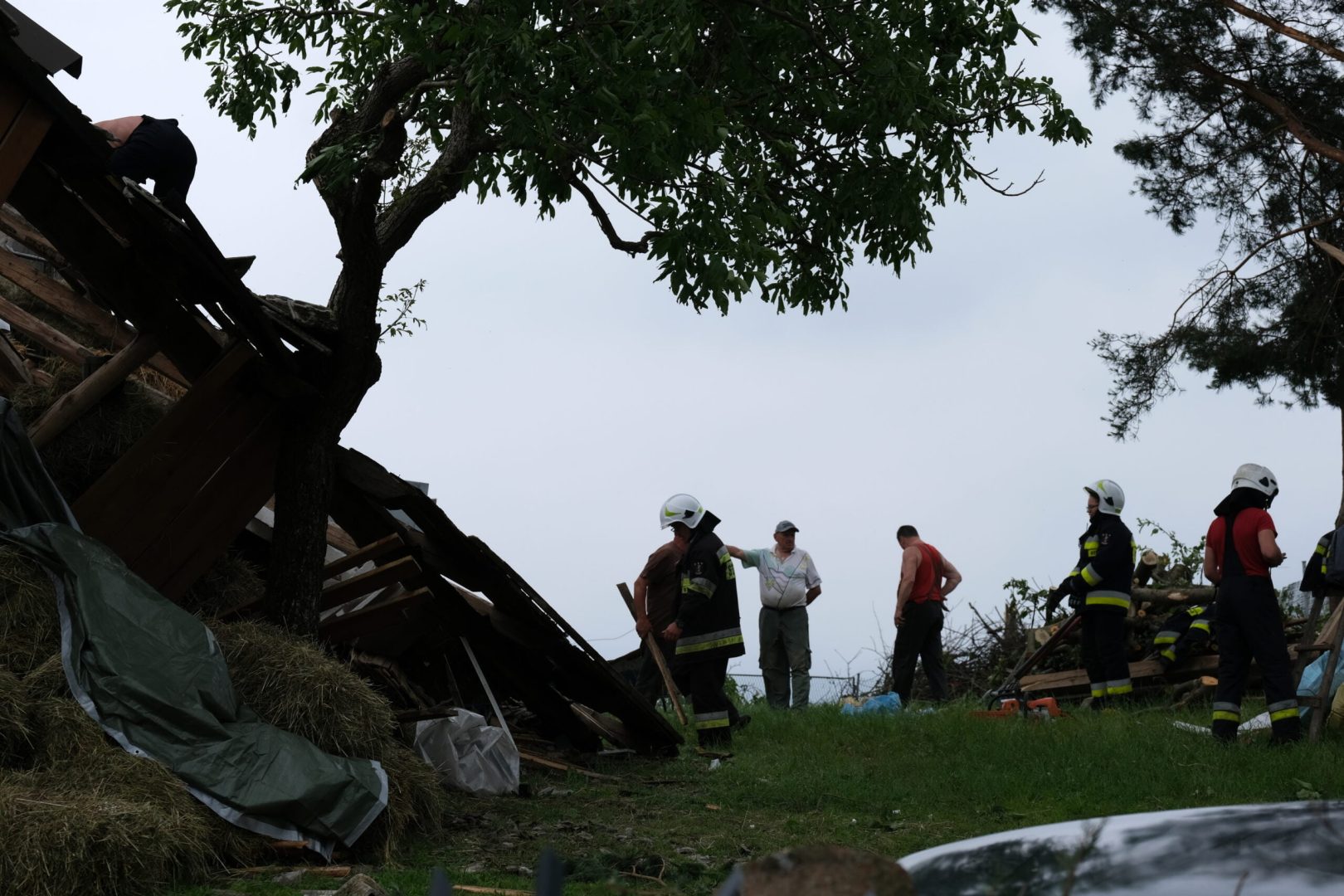 Librantowa po przejściu tornado