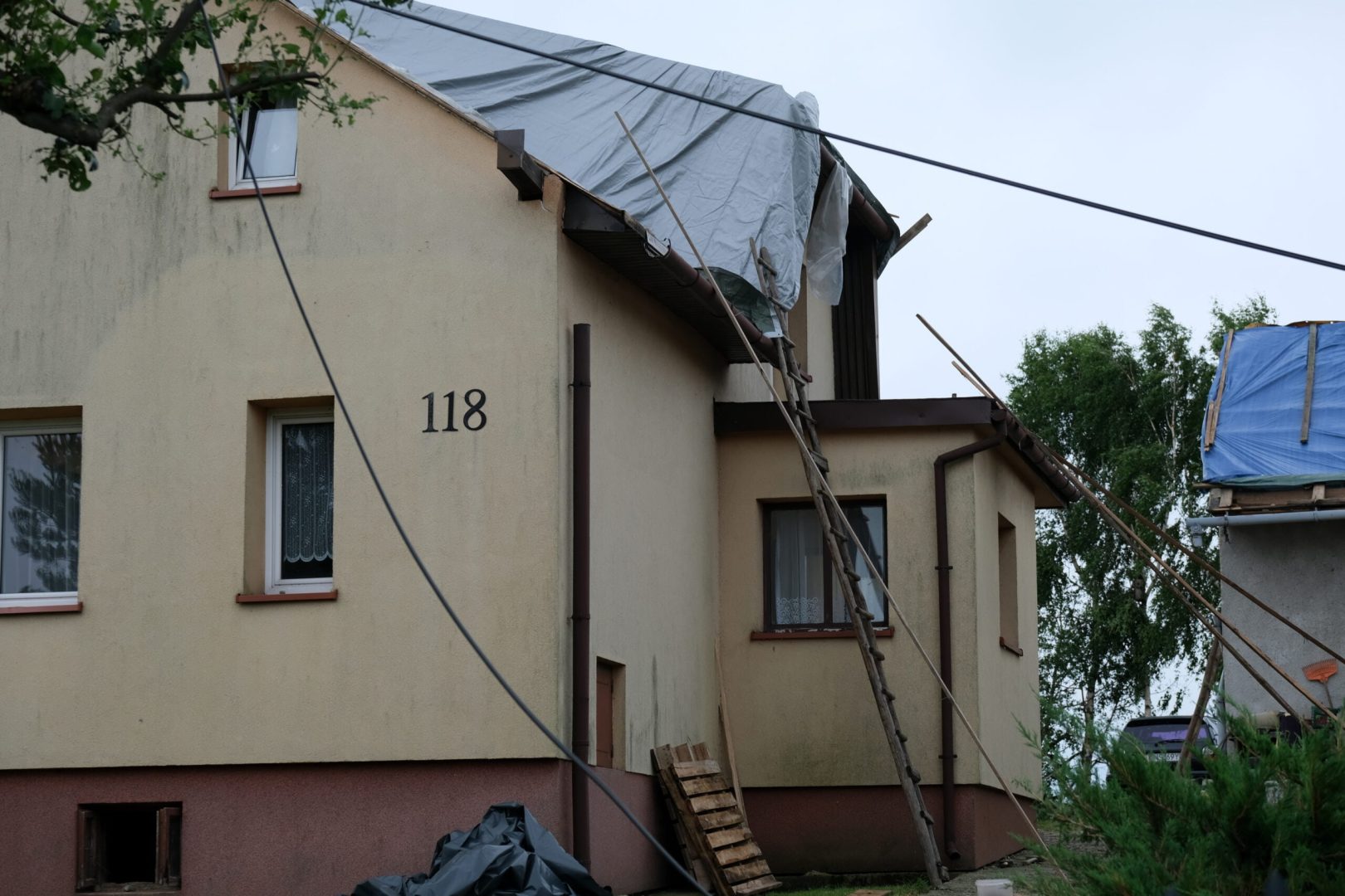 Librantowa po przejściu tornado