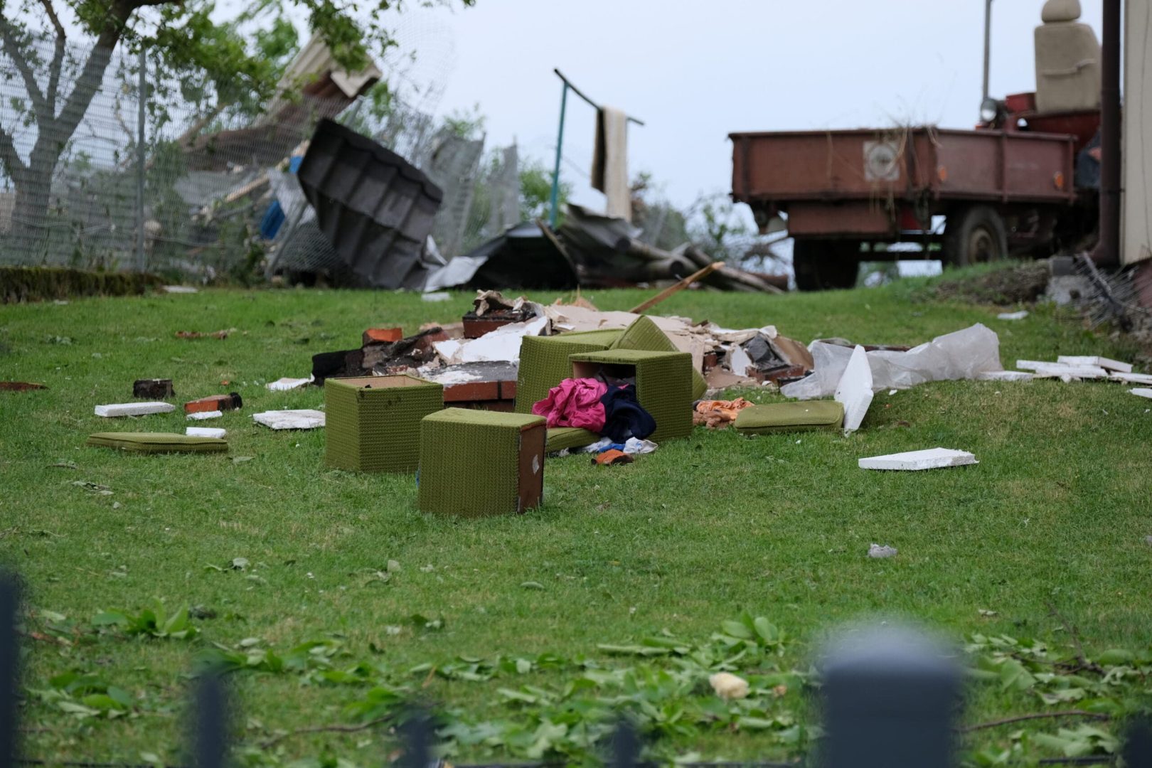 Librantowa po przejściu tornado