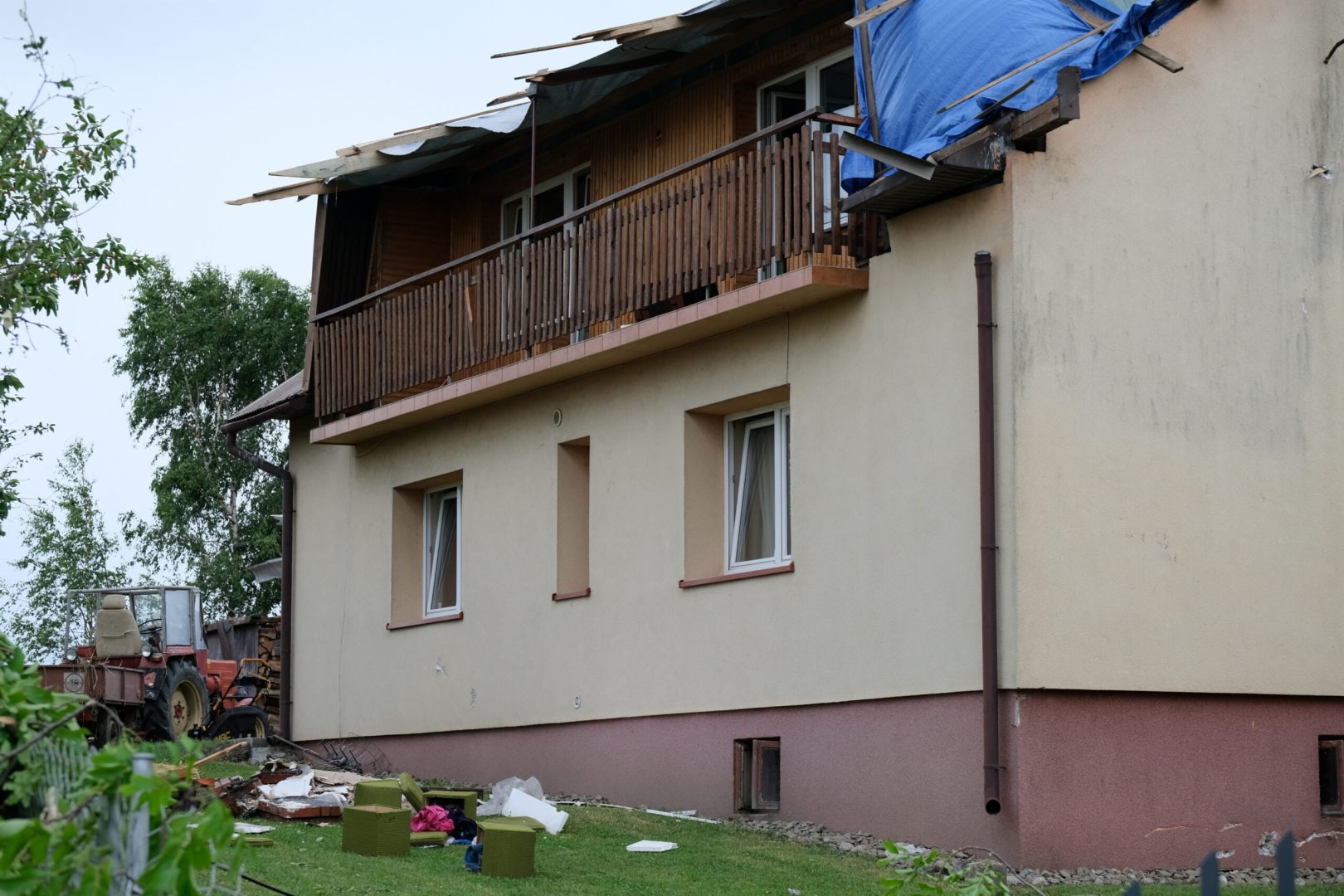 Librantowa po przejściu tornado