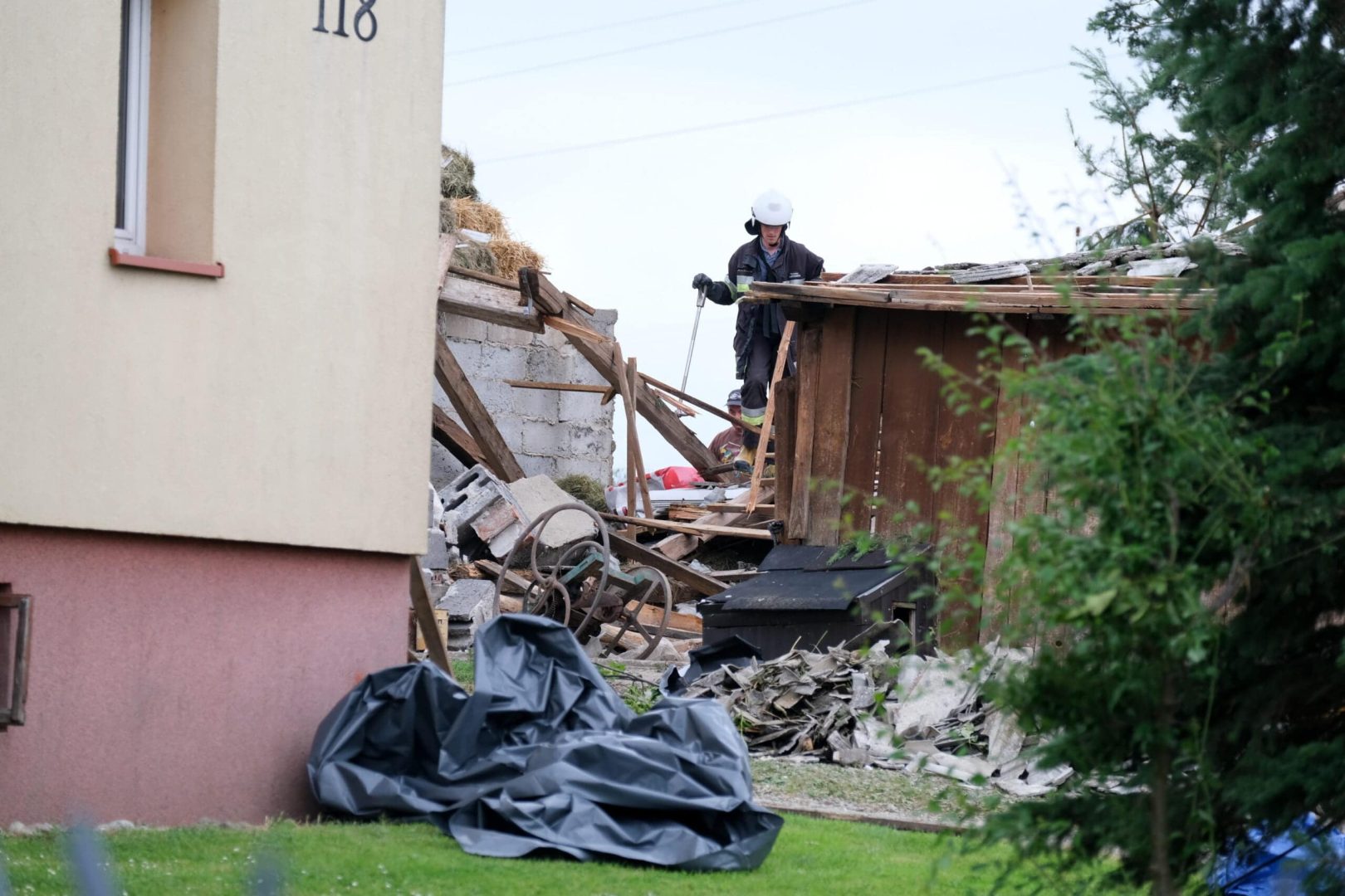 Librantowa po przejściu tornado
