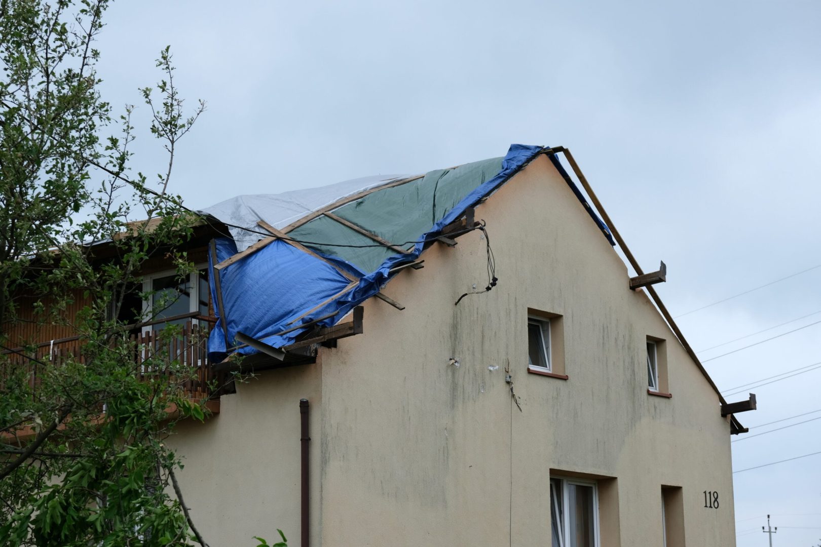 Librantowa po przejściu tornado