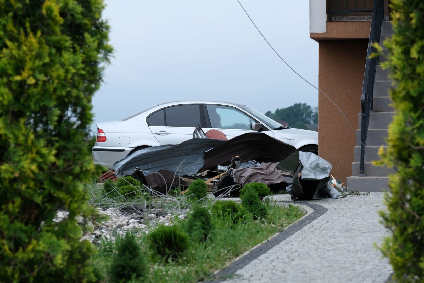 Librantowa po przejściu tornado