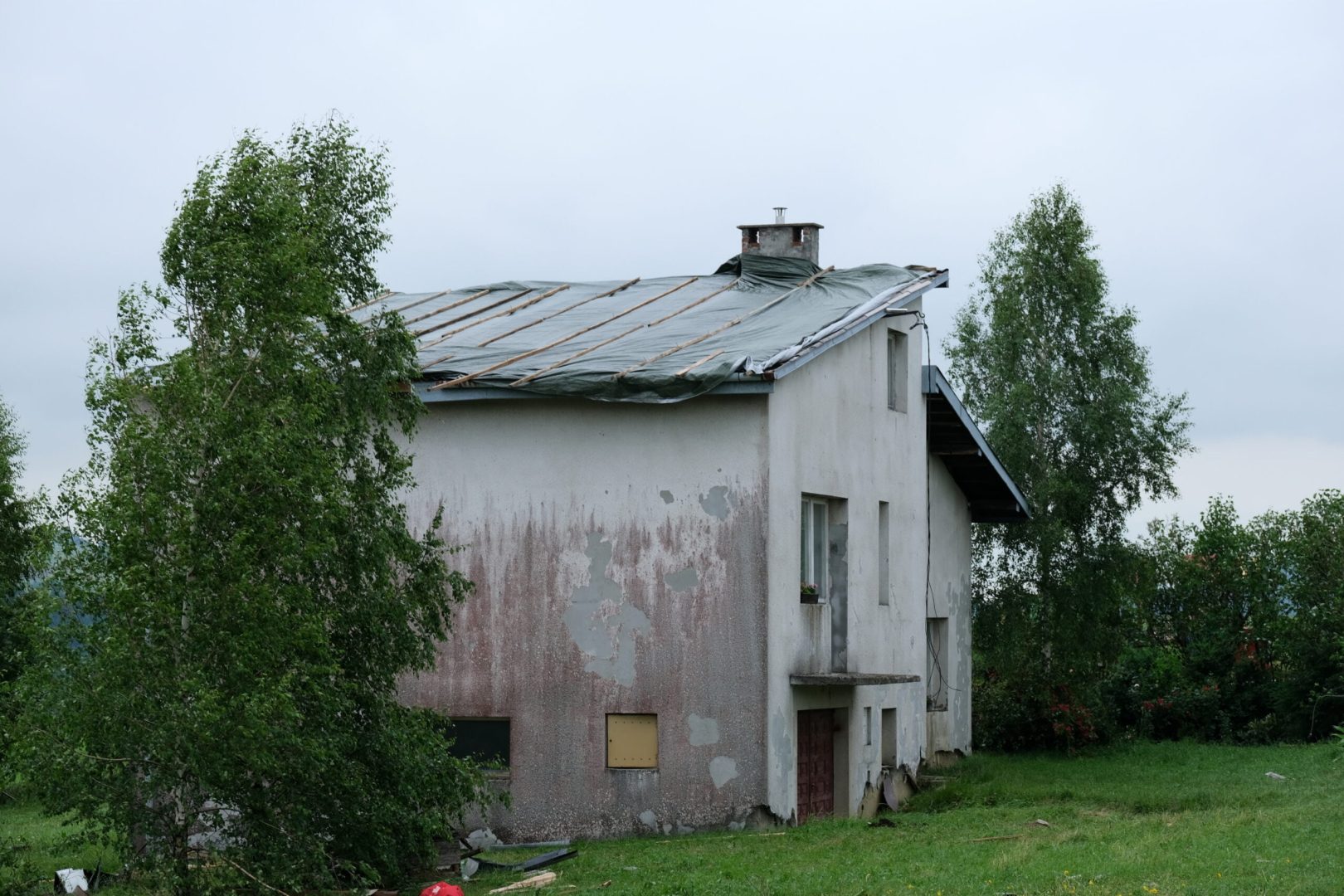 Librantowa po przejściu tornado
