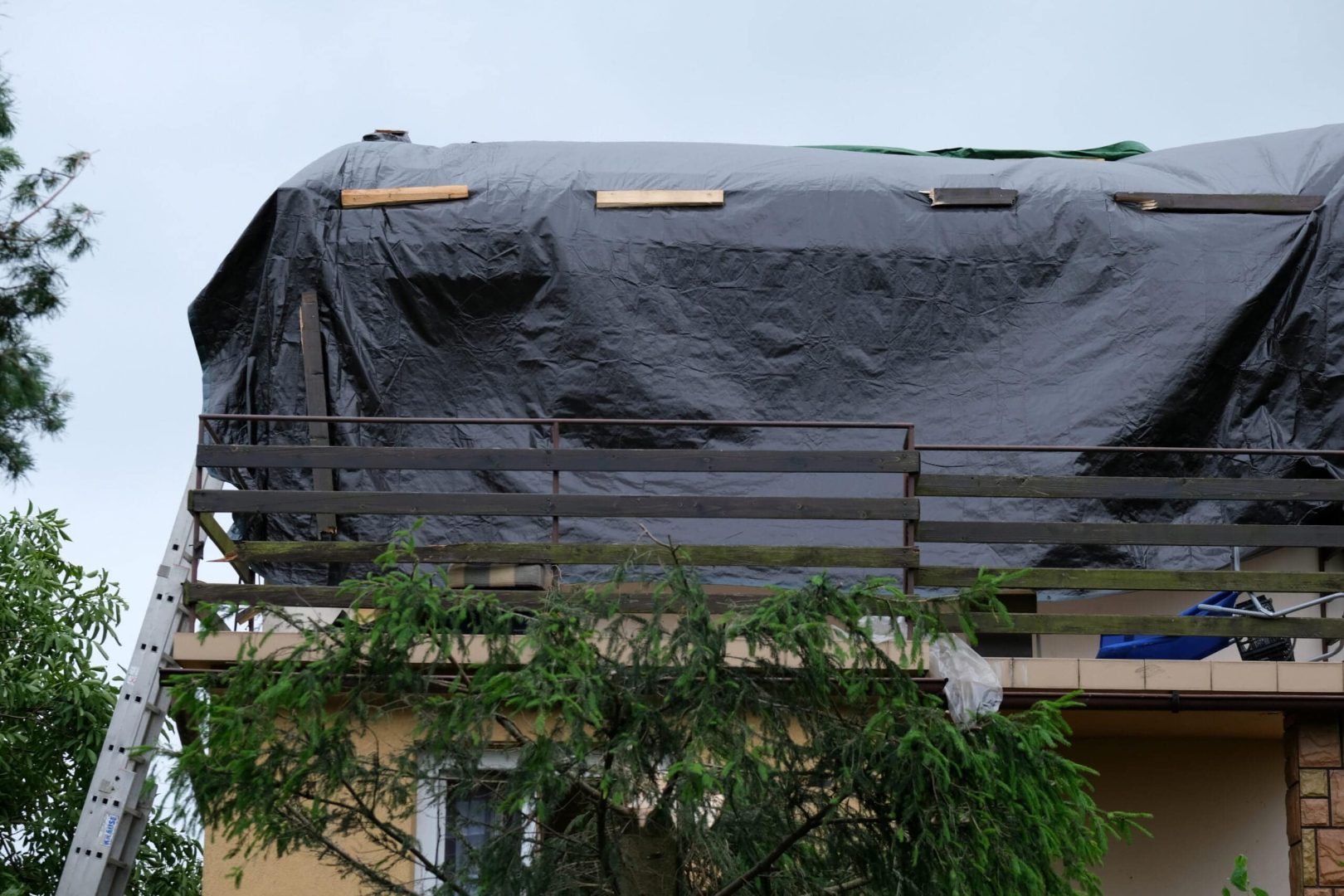 Librantowa po przejściu tornado