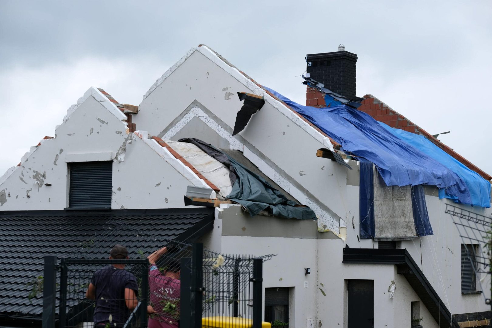 Librantowa po przejściu tornado