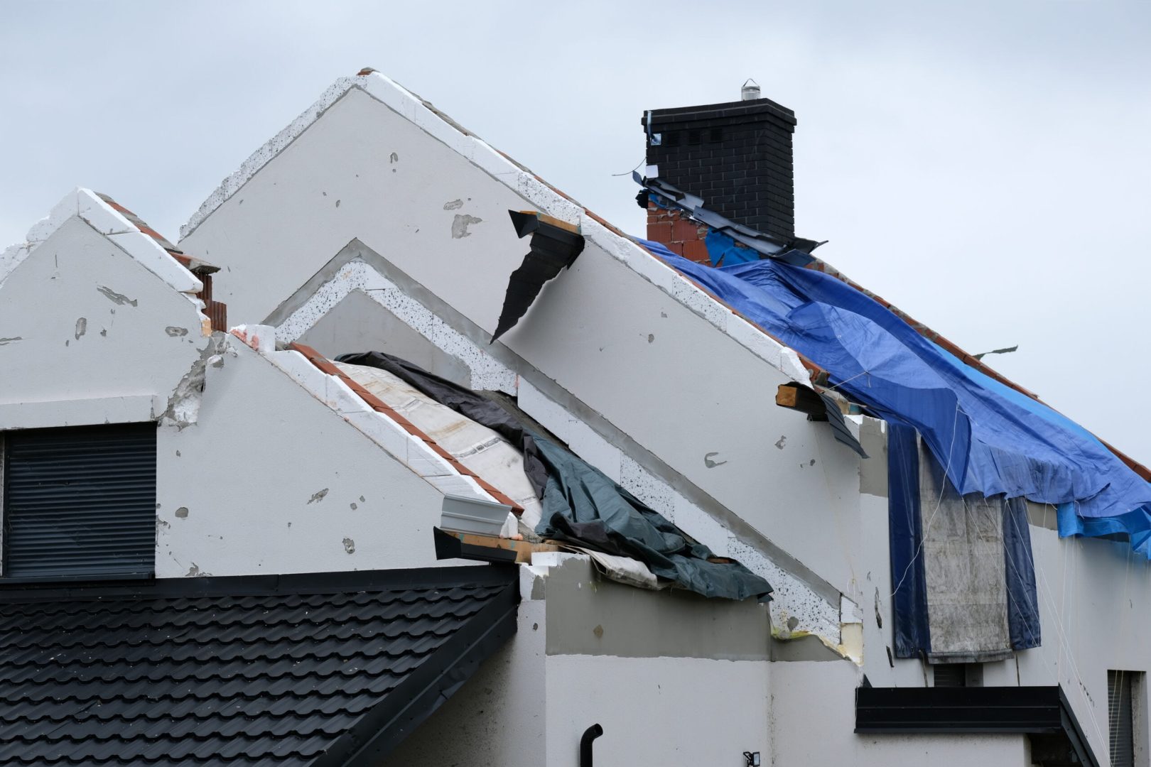 Librantowa po przejściu tornado