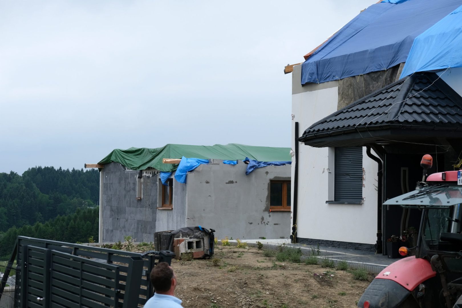 Librantowa po przejściu tornado