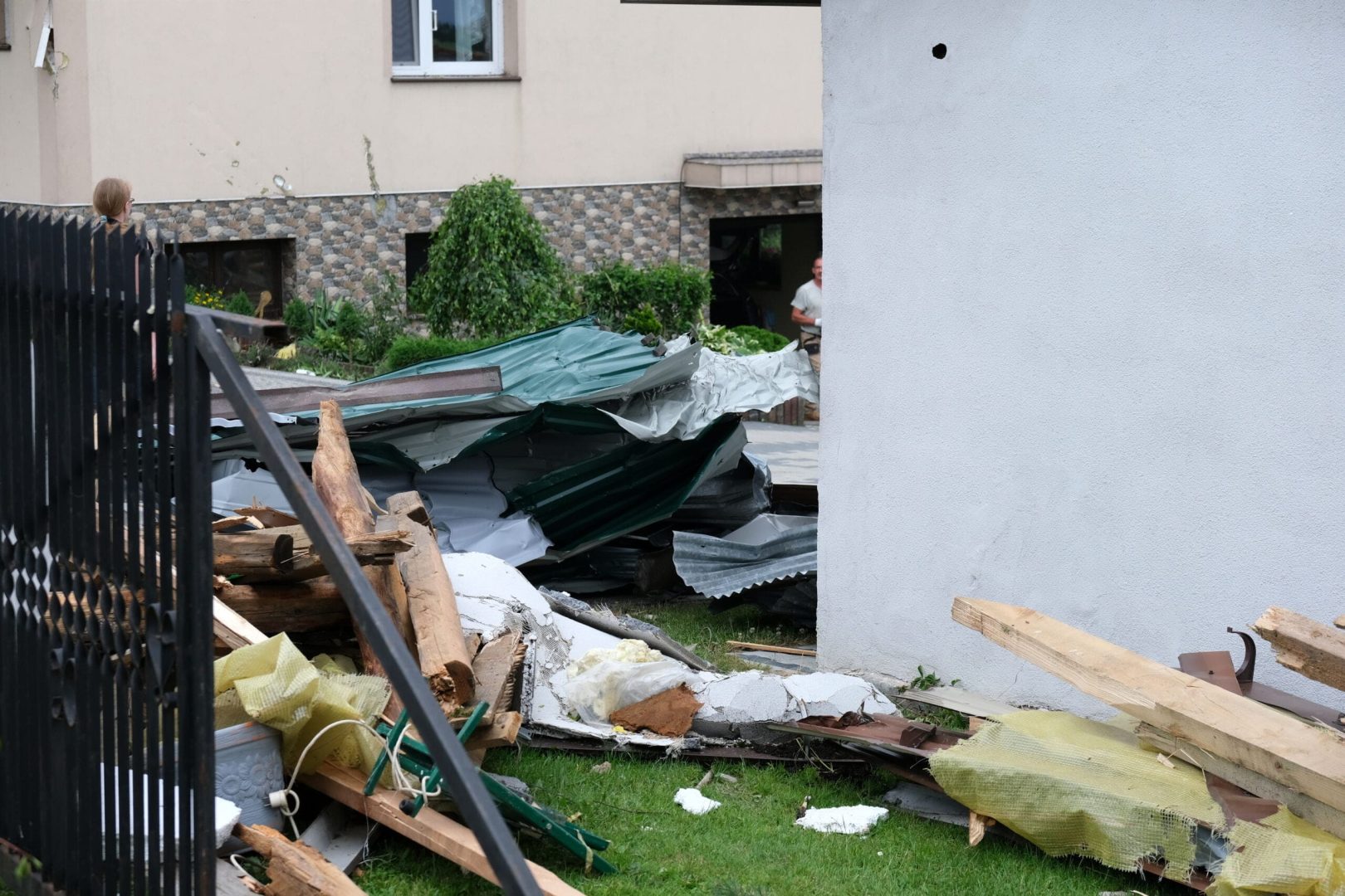 Librantowa po przejściu tornado