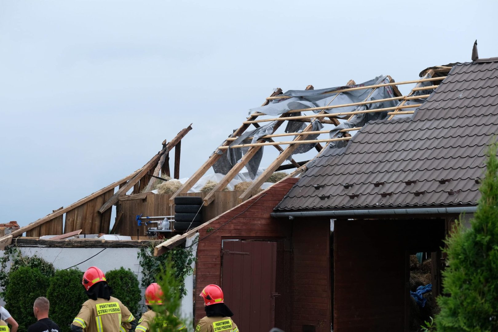 Librantowa po przejściu tornado