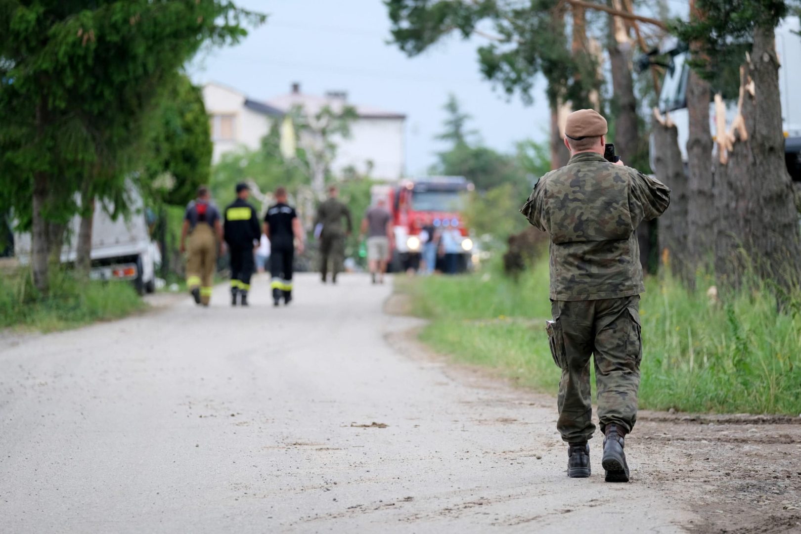 Librantowa po przejściu tornado