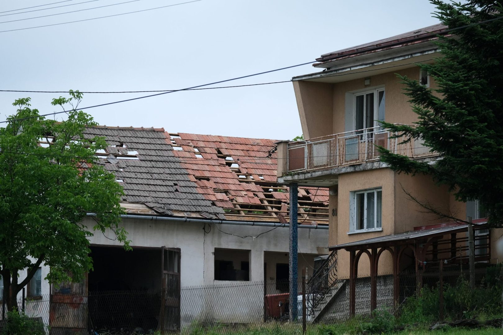 Librantowa po przejściu tornado