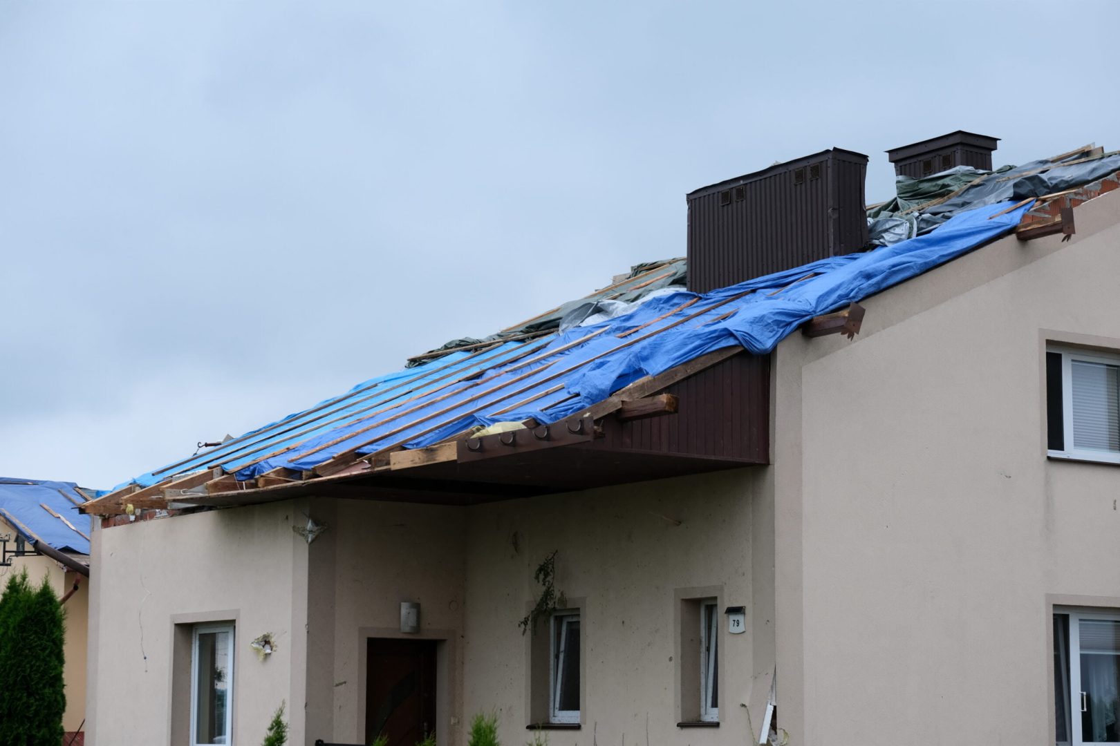 Librantowa po przejściu tornado