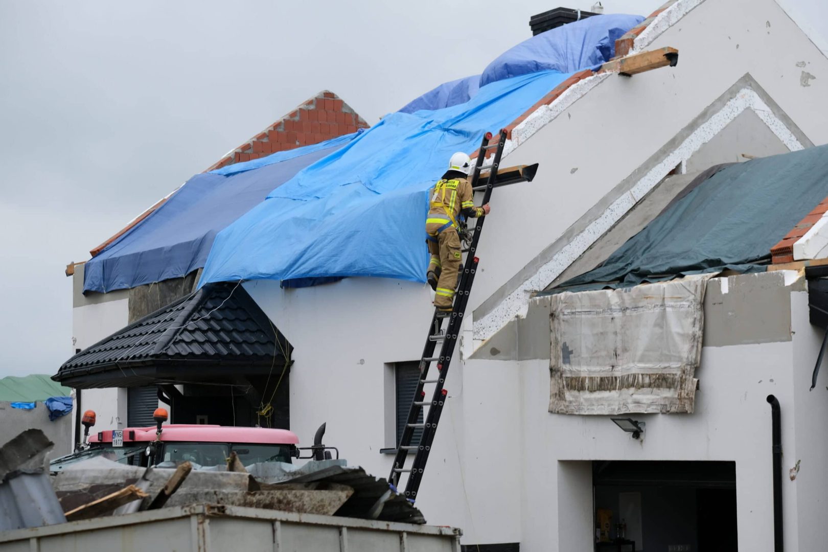 Librantowa po przejściu tornado