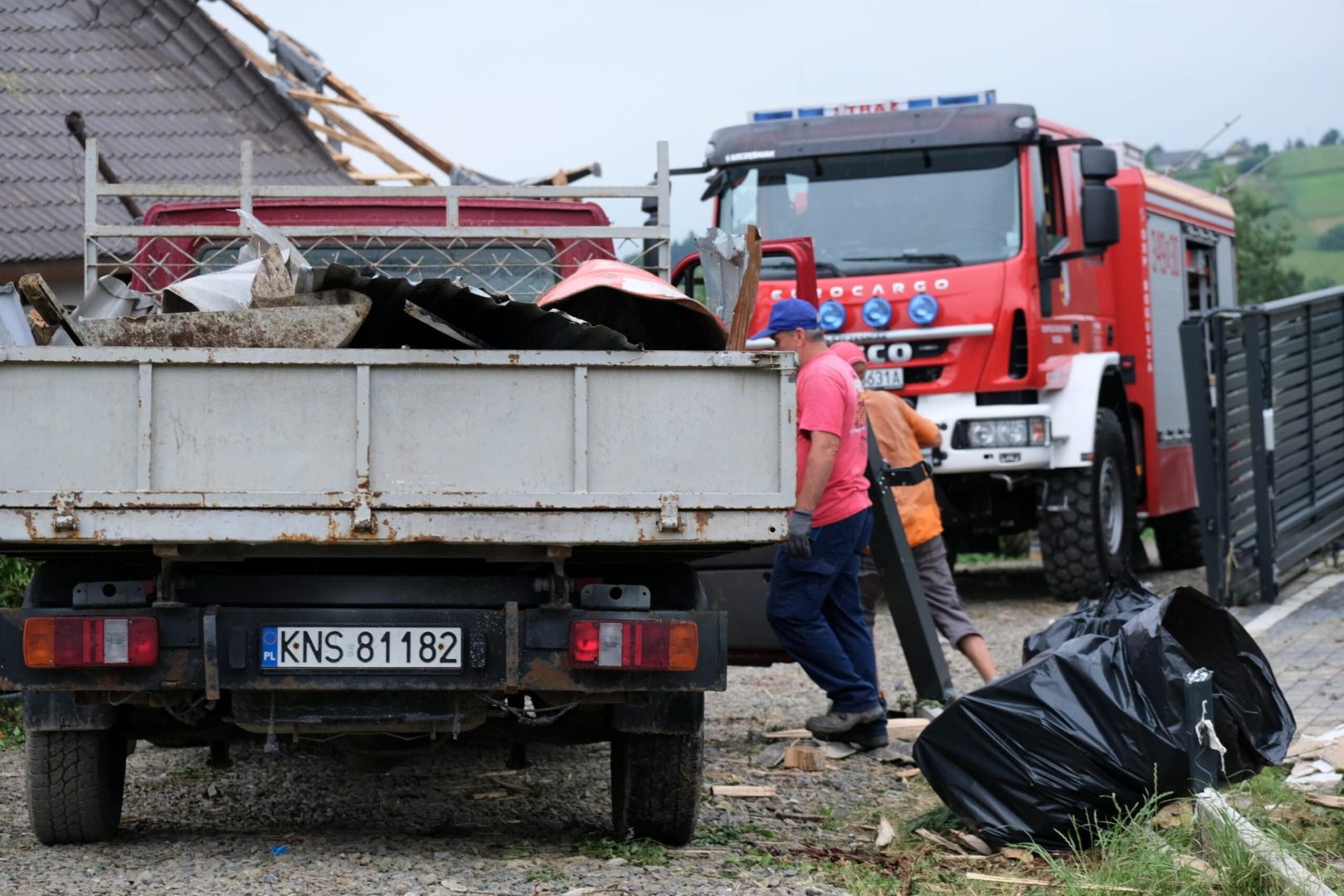 Librantowa po przejściu tornado