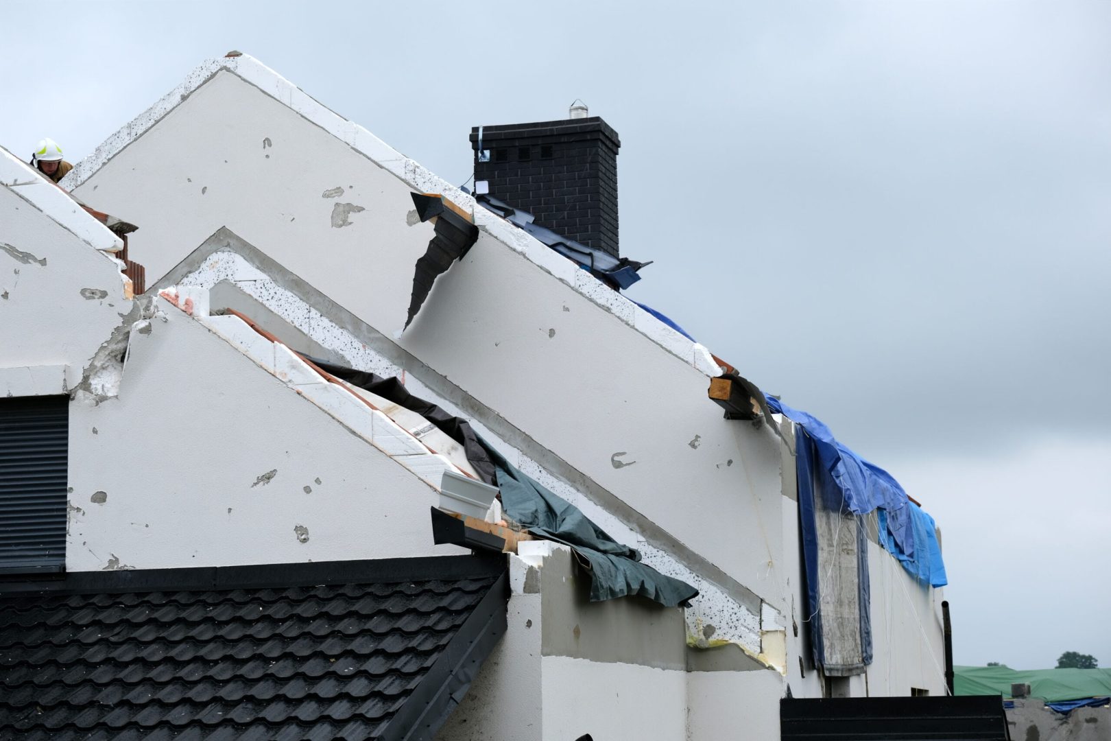 Librantowa po przejściu tornado