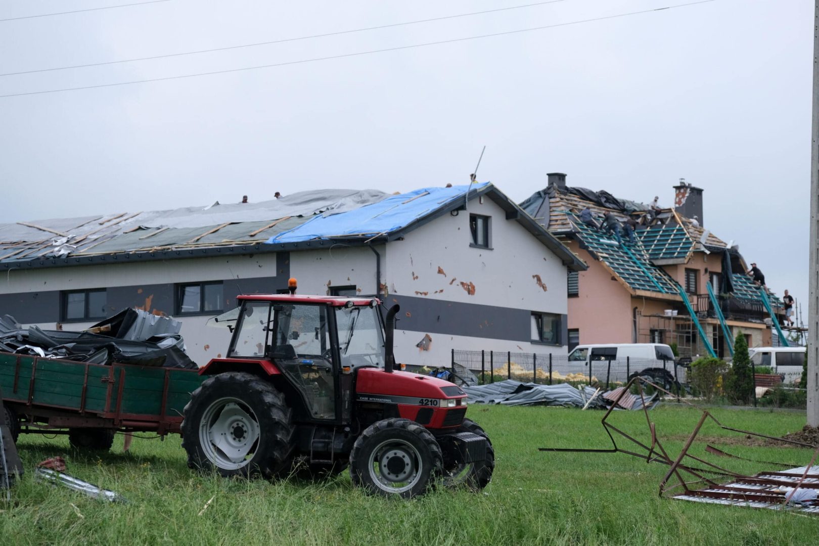 Librantowa po przejściu tornado