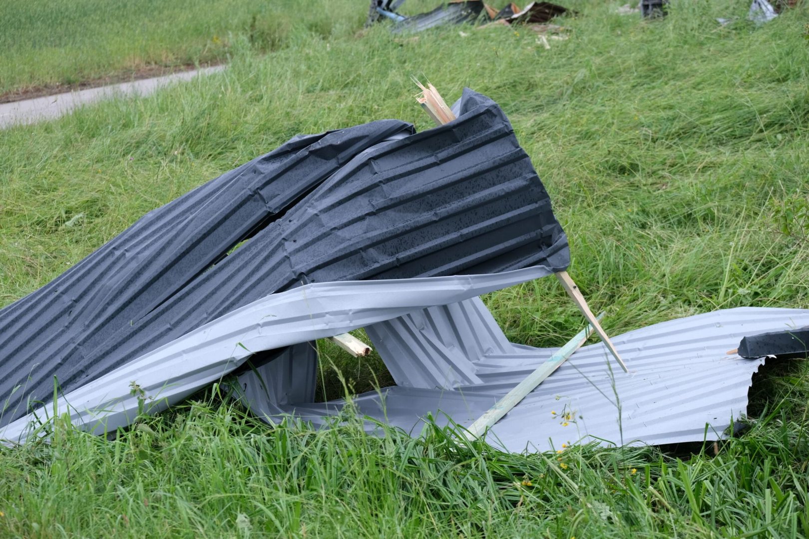 Librantowa po przejściu tornado