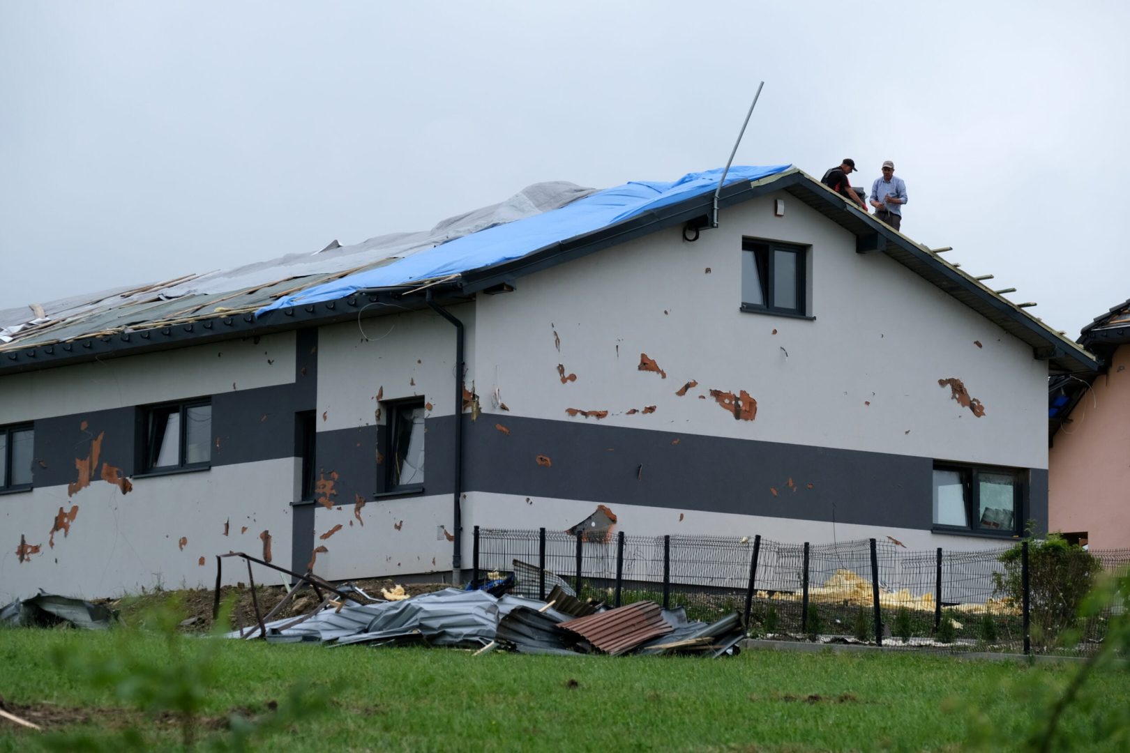 Librantowa po przejściu tornado