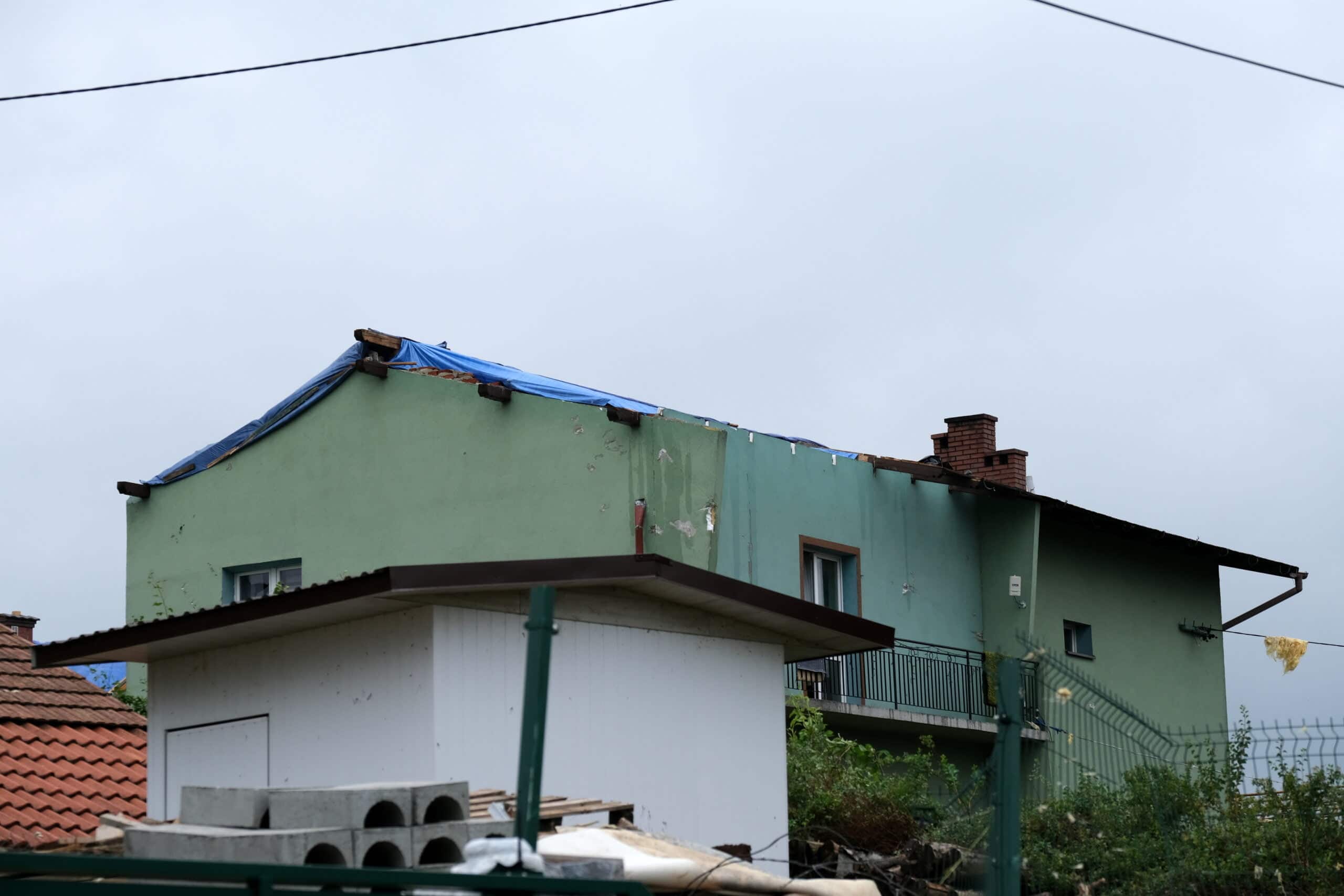 Librantowa po przejściu tornado