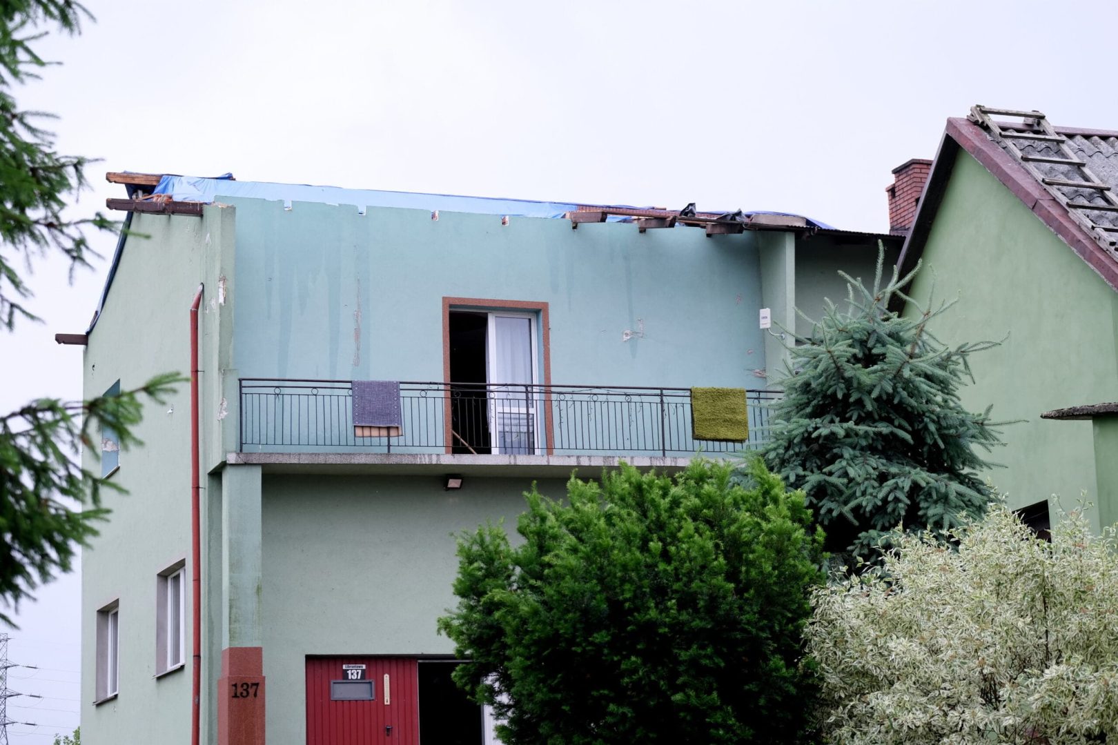 Librantowa po przejściu tornado