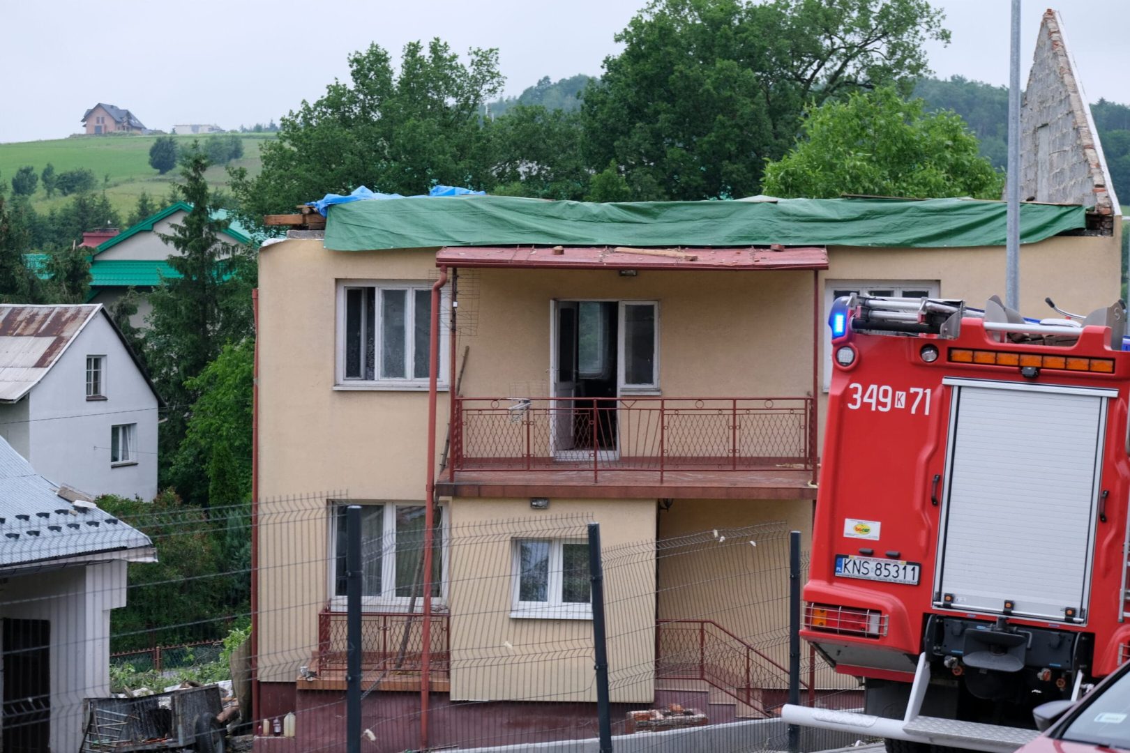 Librantowa po przejściu tornado