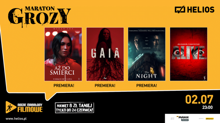 LUBISZ SIĘ BAĆ?! KINO HELIOS ZAPRASZA NA MARATON GROZY! ŁAP ZAPROSZENIE!