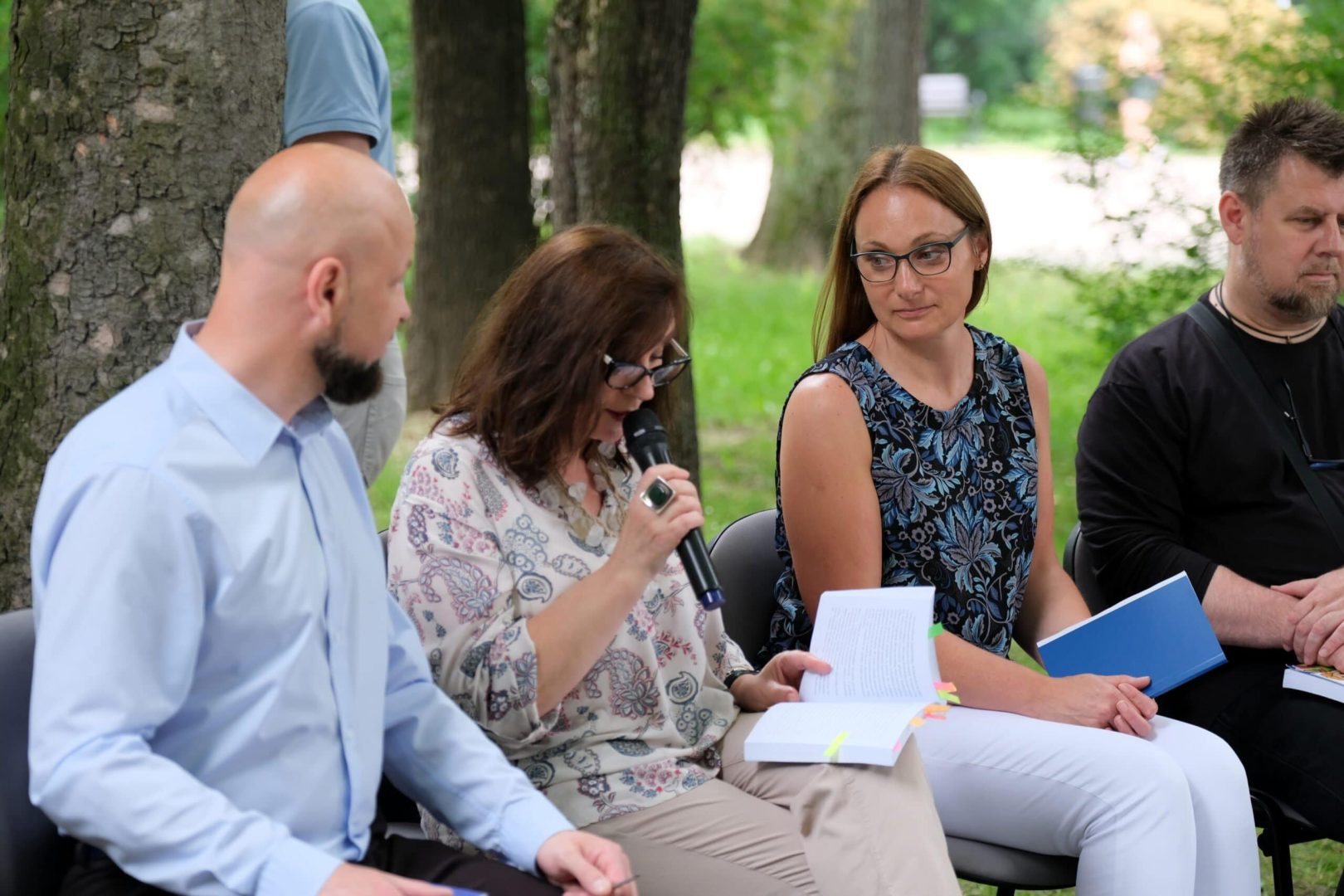 Nowy Sącz czytanie na plantach