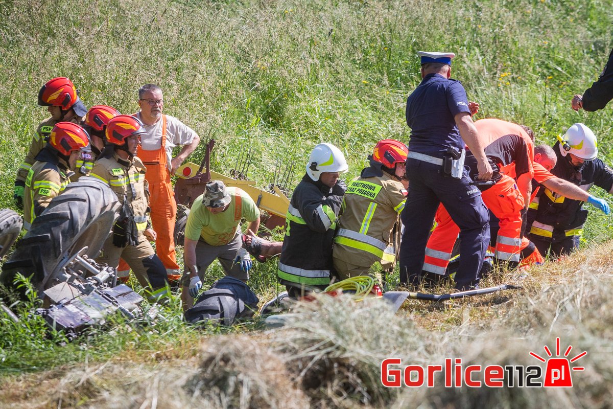 Szymbark, wypadek rolniczy