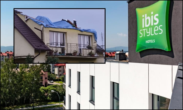 Hotel Ibis Styles oferuje pokoje dla poszkodowanych trąbą powietrzną