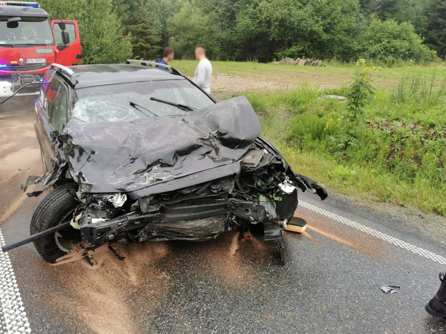 wypadek Naściszowa