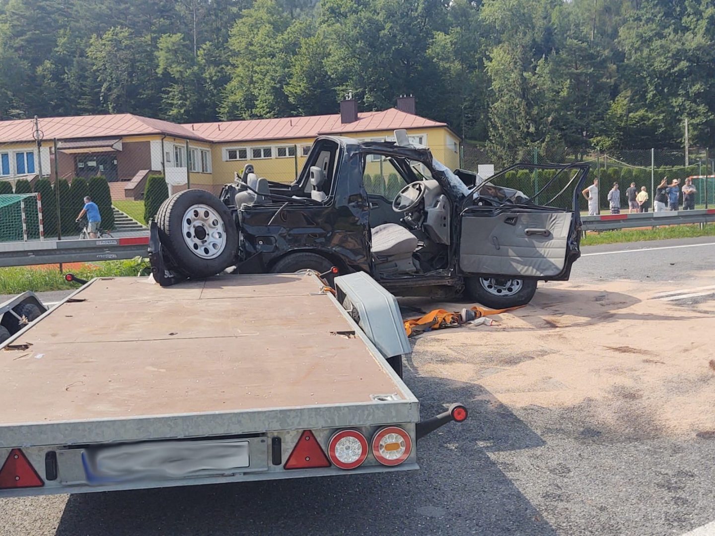 Wypadek w Witowicach na DK 75