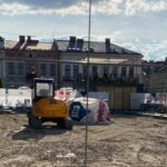 Nowosądecki rynek, zasypywanie wykopalisk