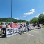 Protest w Leluchowie