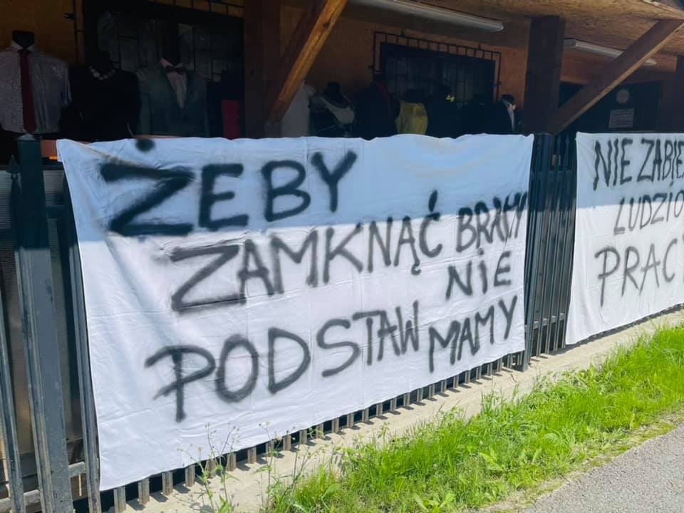 protest w Leluchowie