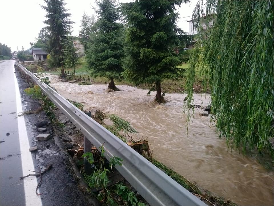 Powódź w Gródku nad Dunajcem i Zawadce