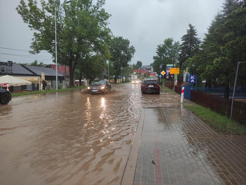 Powódź w Gródku nad Dunajcem i Zawadce