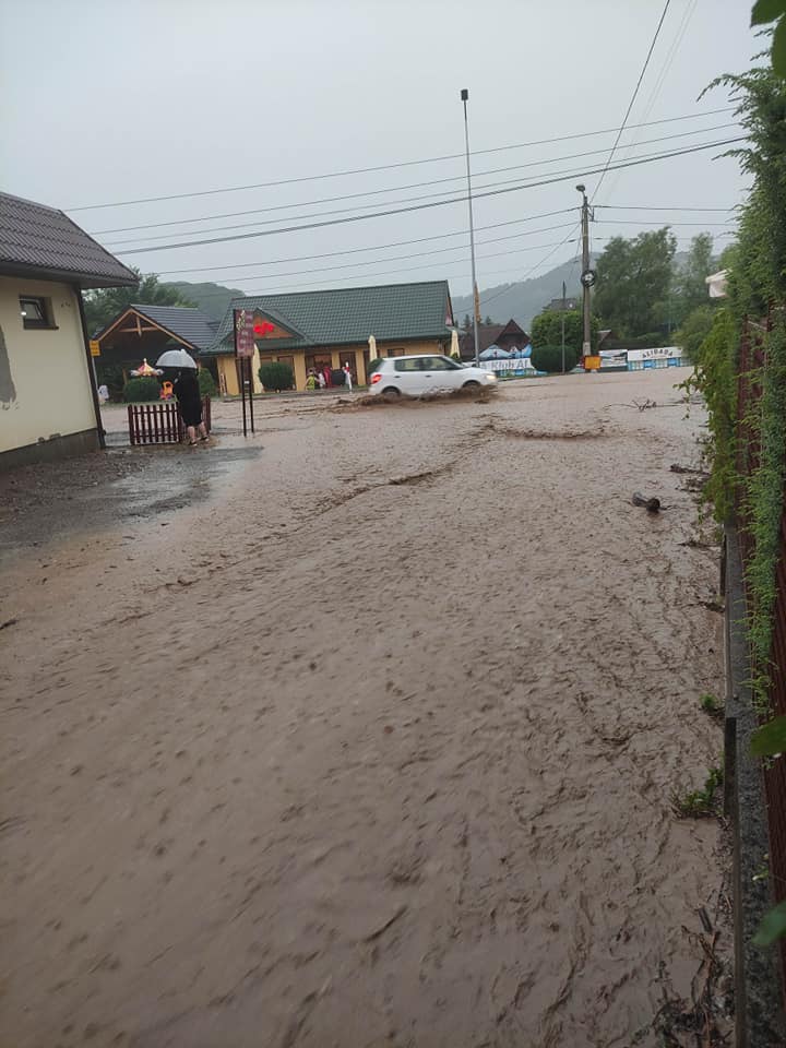 Powódź w Gródku nad Dunajcem i Zawadce