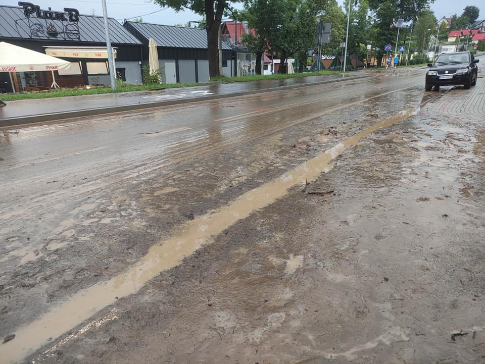 Powódź w Gródku nad Dunajcem i Zawadce