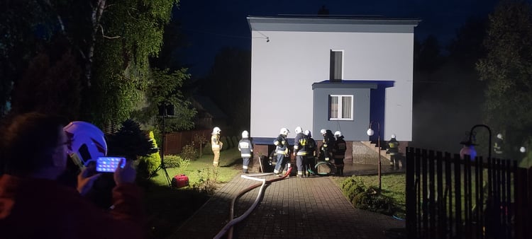 Powódź w Nowym Sączu. Potok Łubinka