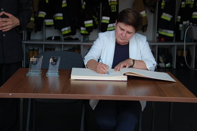 Beata Szydło w Podrzeczu