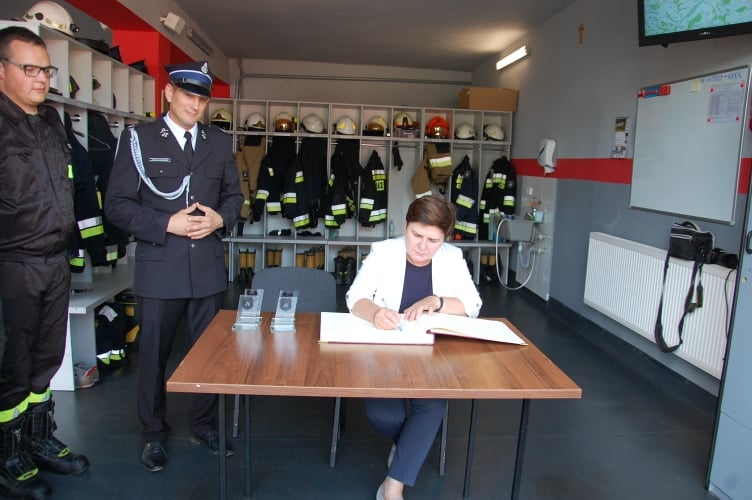 Beata Szydło w Podrzeczu